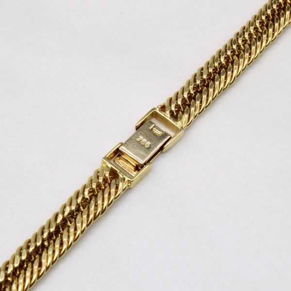 18k Yellow Gold Cuban Link Chain | 18  | Fashion