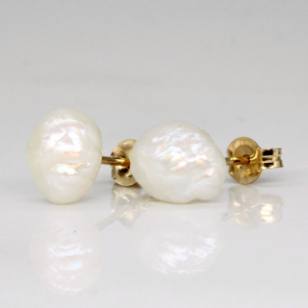 Baroque Pearl Earrings Fashion