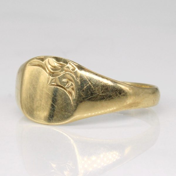 9k Yellow Gold Ring | SZ 5.5 | Online now