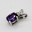 Amethyst & Diamond Pendant | 0.63ct, 0.02ct | Discount