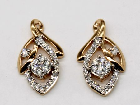 Cluster Set Diamond Earrings | 0.18ctw | Online now