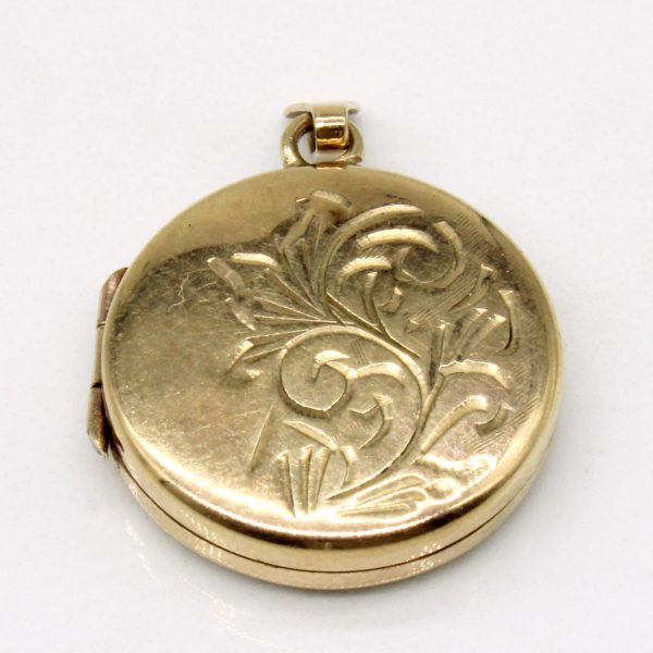 9k Yellow Gold Locket Cheap