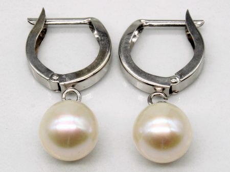 14k Pearl Drop Earrings Online Hot Sale