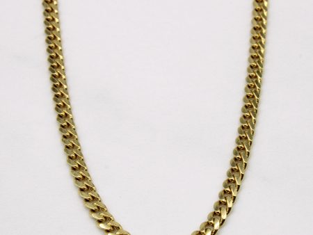 18k Yellow Gold Curb Link Chain | 24  | For Discount