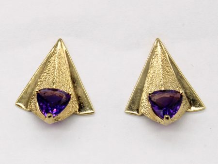 Amethyst Earrings | 0.90ctw | For Sale