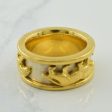 18k Two Tone Cougar Ring | SZ 5.25 | For Discount