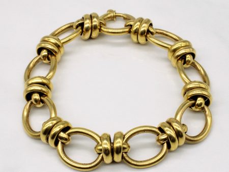 20k Yellow Gold Unique Link Bracelet | 8  | on Sale