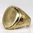 10k Yellow Gold Signet Ring | SZ 5.5 | Online Sale