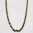 10k Yellow Gold Woven Circle Link Chain | 18  | Hot on Sale