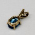 Blue Topaz Pendant | 0.80ct | For Sale