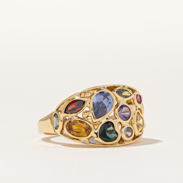 18k Yellow Gold Multi Gem Ring | 2.60ctw | SZ 7 Online