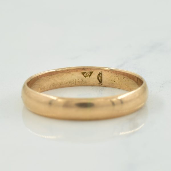 14k Rose Gold Band | SZ 6.5 | Sale