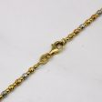 18k Two Tone Gold Bead Chain | 16  | Online Sale