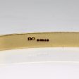 9k Yellow Gold Bangle Bracelet | 7.5  | Fashion