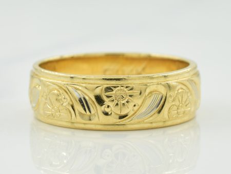 14k Yellow Gold Band | SZ 7 | For Discount