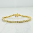 10k Yellow Gold Diamond Tennis Bracelet | 2.08ctw | 7  | Supply