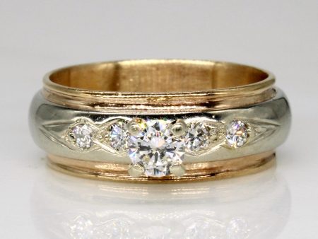 Cathedral Set Diamond Engagement Ring | 0.49ctw | SZ 8.5 | Online