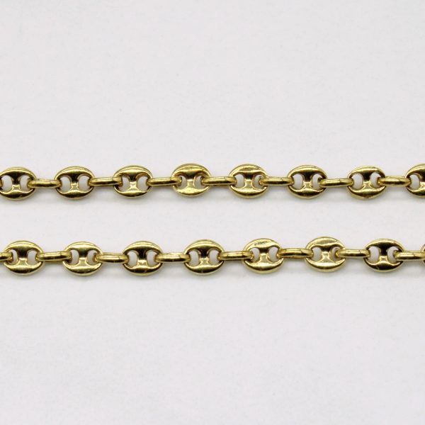 14k Yellow Gold Anchor Link Chain | 24  | on Sale