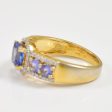 Tanzanite & Diamond Ring | 1.80ctw | SZ 9 | For Discount