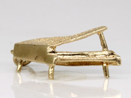 10k Yellow Gold Grand Piano Pendant Sale