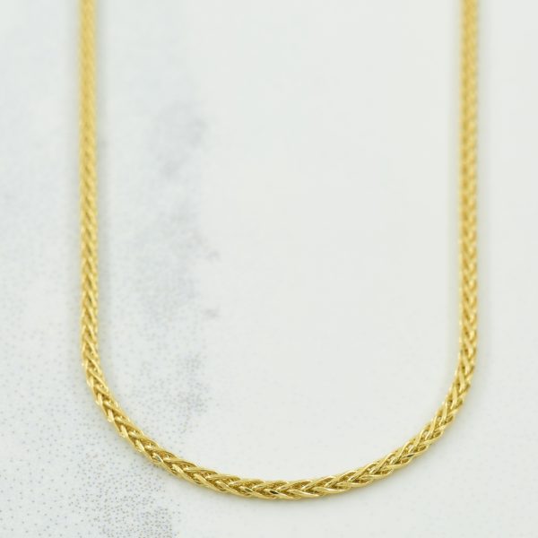 10k Yellow Gold Wheat Chain | 18  | Cheap