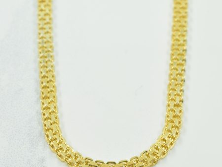 18k Yellow Gold Bismarck Chain | 17  | For Discount