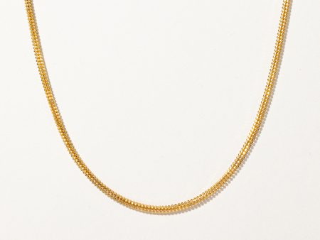 22k Yellow Gold Fancy Chain | 21.5  | Online Sale