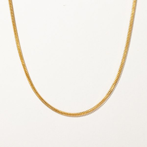 22k Yellow Gold Fancy Chain | 21.5  | Online Sale