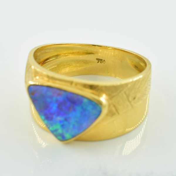 Black Opal Ring In Matrix Ring | 2.25ct  | SZ 9 | For Discount