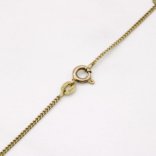 10k Yellow Gold Heart Link Chain | 23  | Online Hot Sale