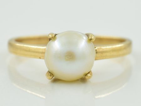 Cathedral Cultured Pearl Ring | 2.00ct | SZ 5.75 | on Sale