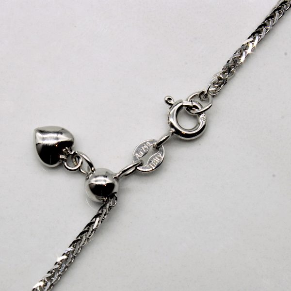 18k White Gold Chain | 20  | Discount