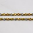 18k Two Tone Gold Bead Chain | 16  | Online Sale