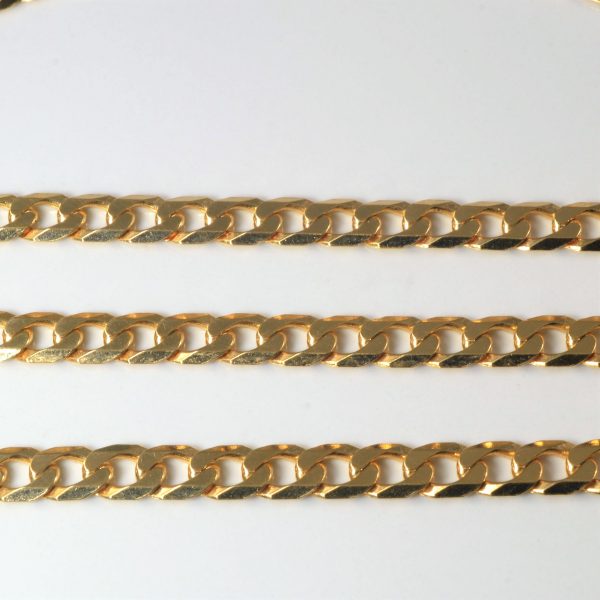 10k Yellow Gold Curb Chain | 24  | on Sale