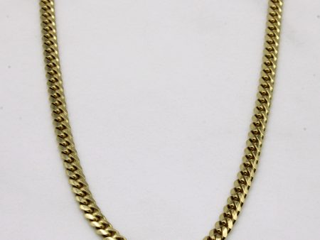 14k Yellow Gold Cuban Link Chain | 26  | Hot on Sale