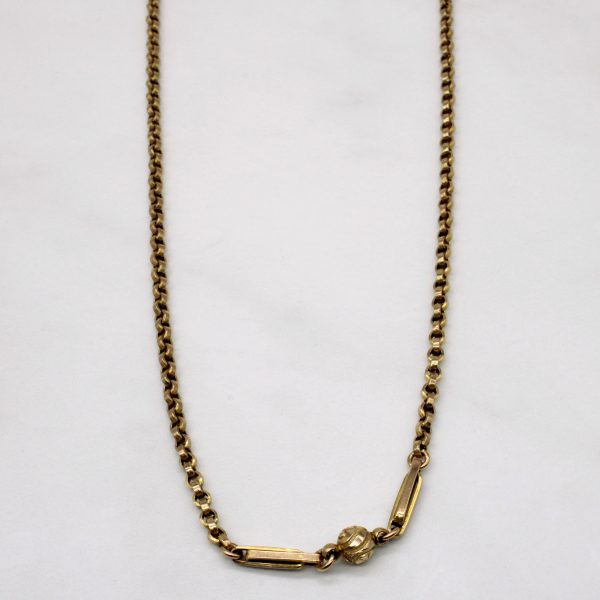 10k Yellow Gold Link Chain | 56  | Online Hot Sale