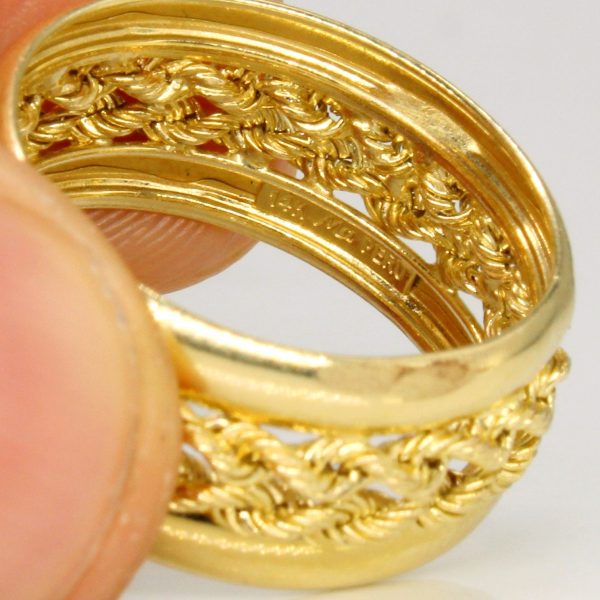 14k Yellow Gold Ring | SZ 7.25 | Online Hot Sale