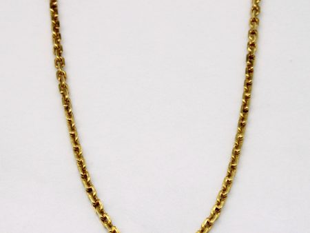 21k Yellow Gold Necklace | 26  | on Sale