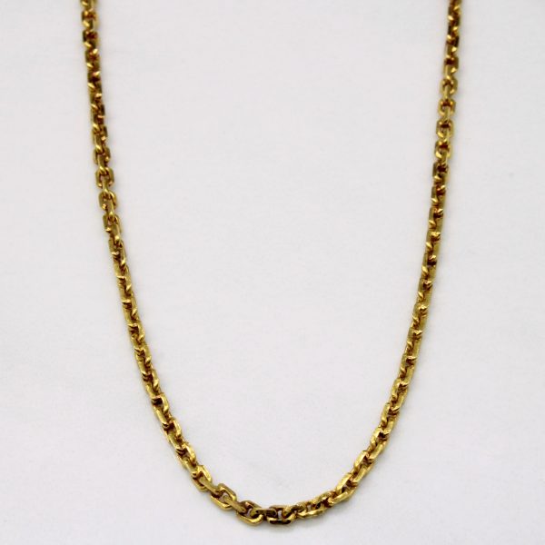 21k Yellow Gold Necklace | 26  | on Sale