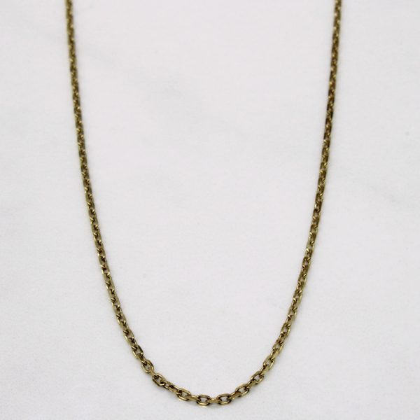 14k Yellow Gold Oval Link Chain | 18  | For Discount