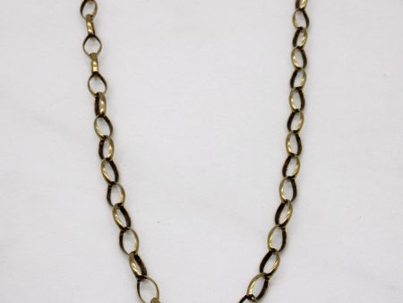 9k Yellow Gold Oval Link Chain | 18  | Discount