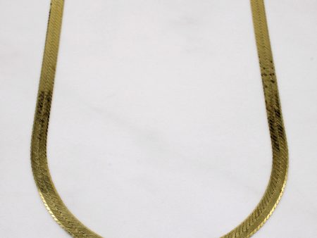 14k Yellow Gold Herringbone Chain | 18  | Online