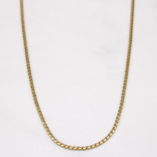 10k Yellow Gold S Link Chain | 18  | on Sale