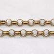 10k Yellow Gold Circle Link Chain | 17  | Online Sale