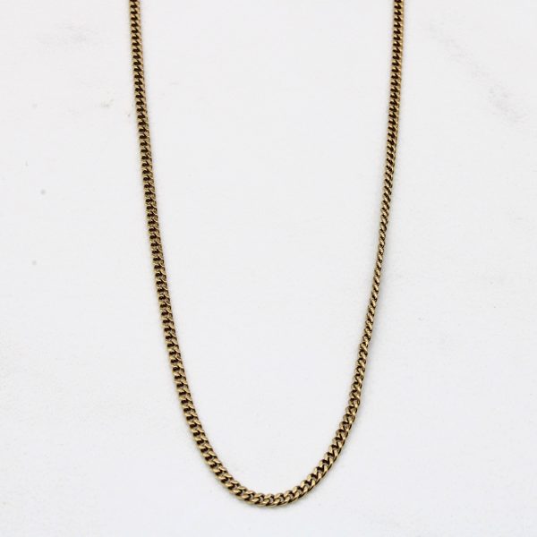 10k Yellow Gold Cuban Link Chain | 19  | Hot on Sale