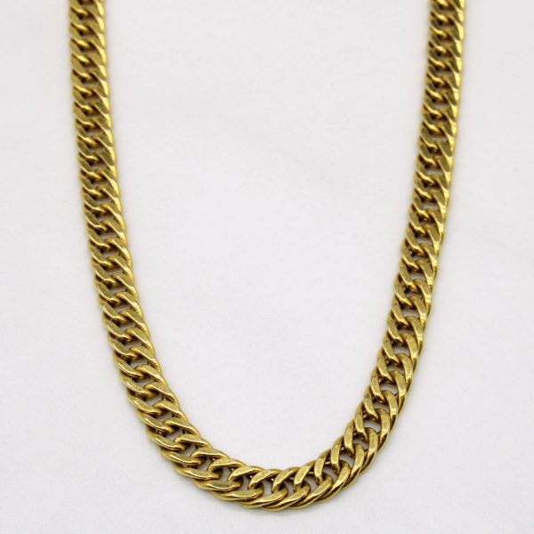 18k Yellow Gold Cuban Link Chain | 20  | Discount