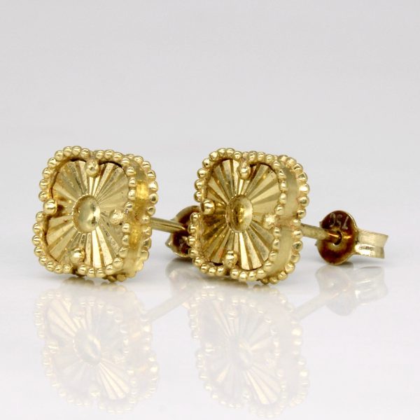 18k Yellow Gold Earrings Hot on Sale