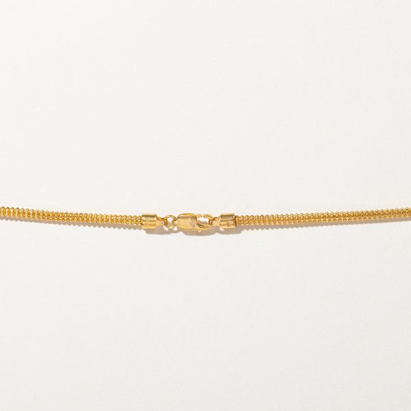 22k Yellow Gold Fancy Chain | 21.5  | Online Sale