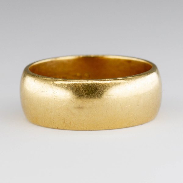 14k Gold Wide Band | SZ 6.25 | on Sale