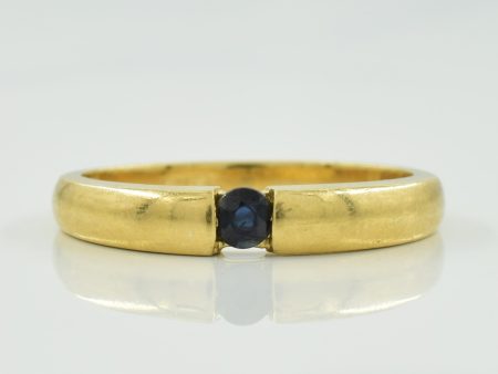 Blue Sapphire Ring | 0.12ct | SZ 7 | Discount